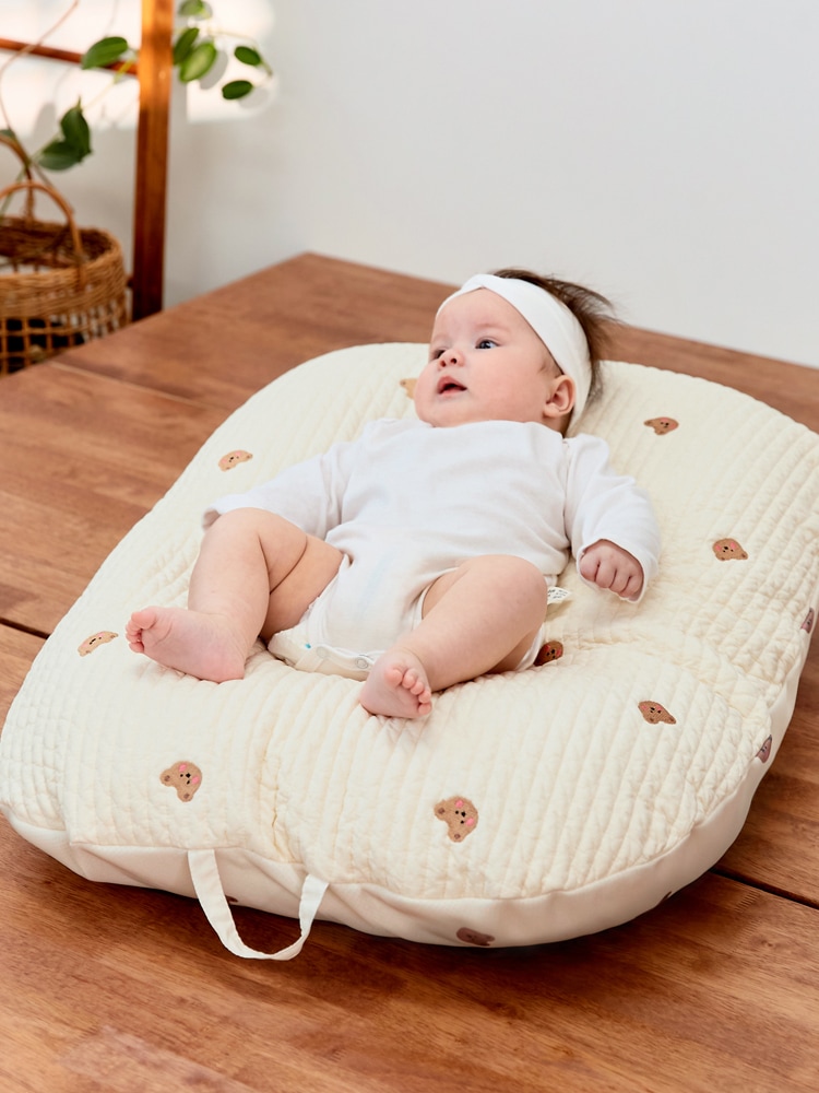 베베누보 신생아 순면 자수 양면 역류방지쿠션