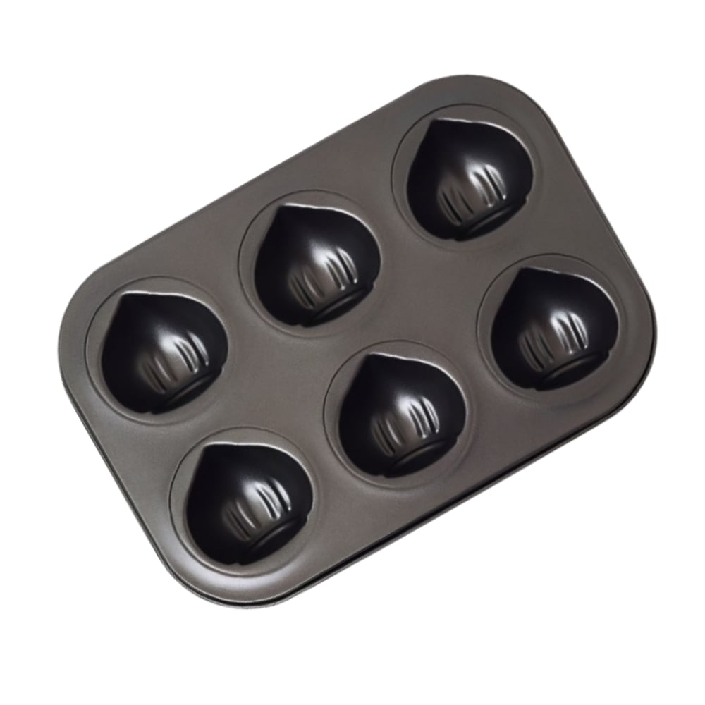 어반띵즈 에바 밤팬 6구 밤모양틀 미니빵틀 상하이버터떡 체스넛팬