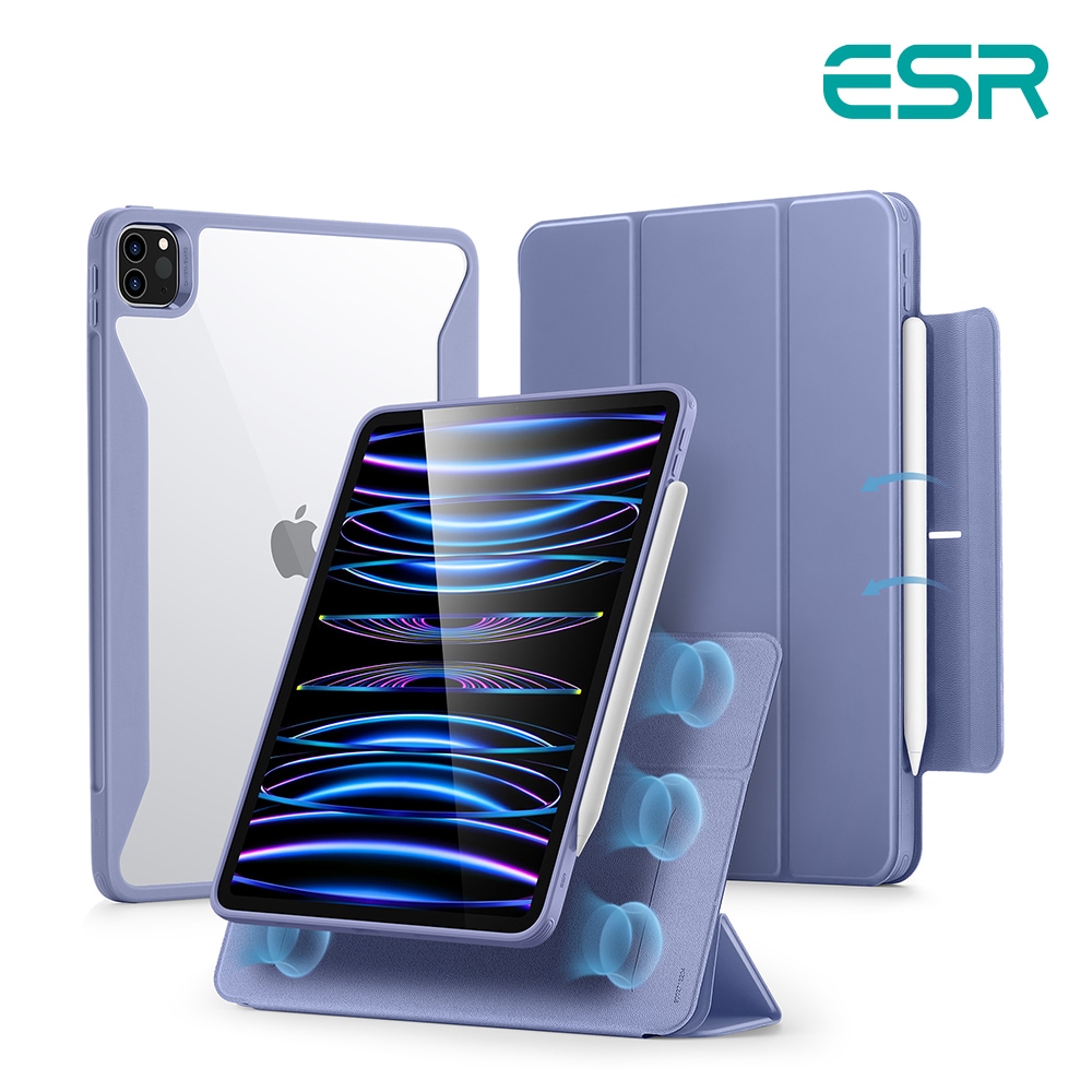 ESR 아이패드 프로12.9 6세대 하이브리드 360 케이스