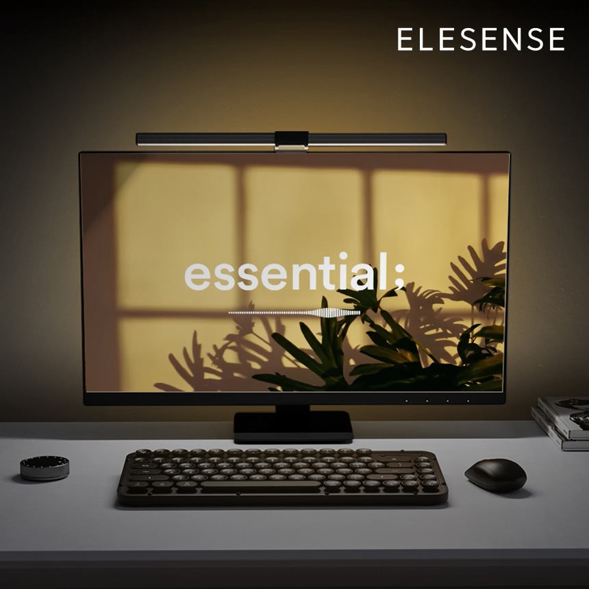 초텍 엘레센스 LED스마트 모니터조명 라이트바 E1133 (+후면조명/리모컨)