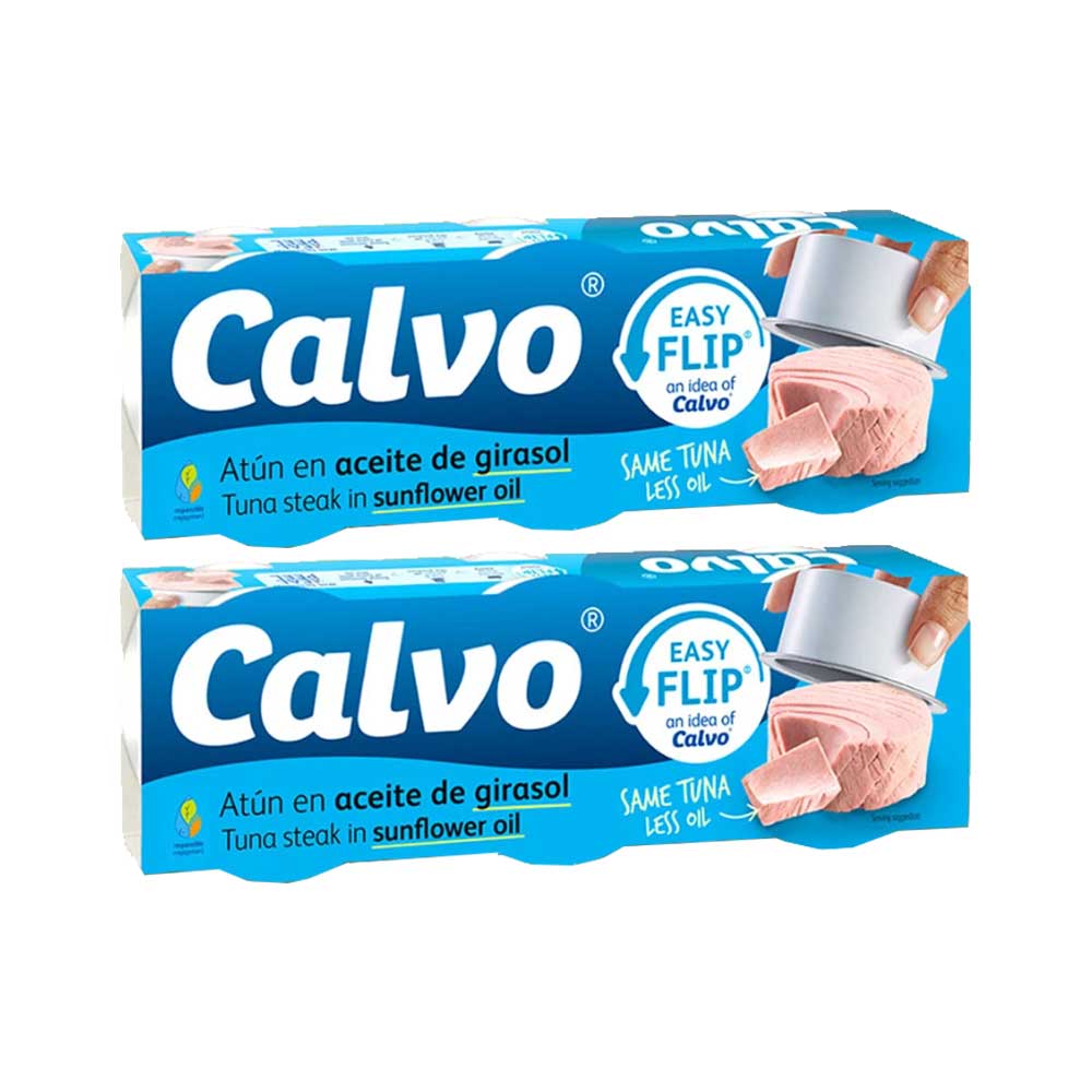 CJ제일제당 칼보 해바라기유 참치캔 65g 3입 x2개(총 6개)