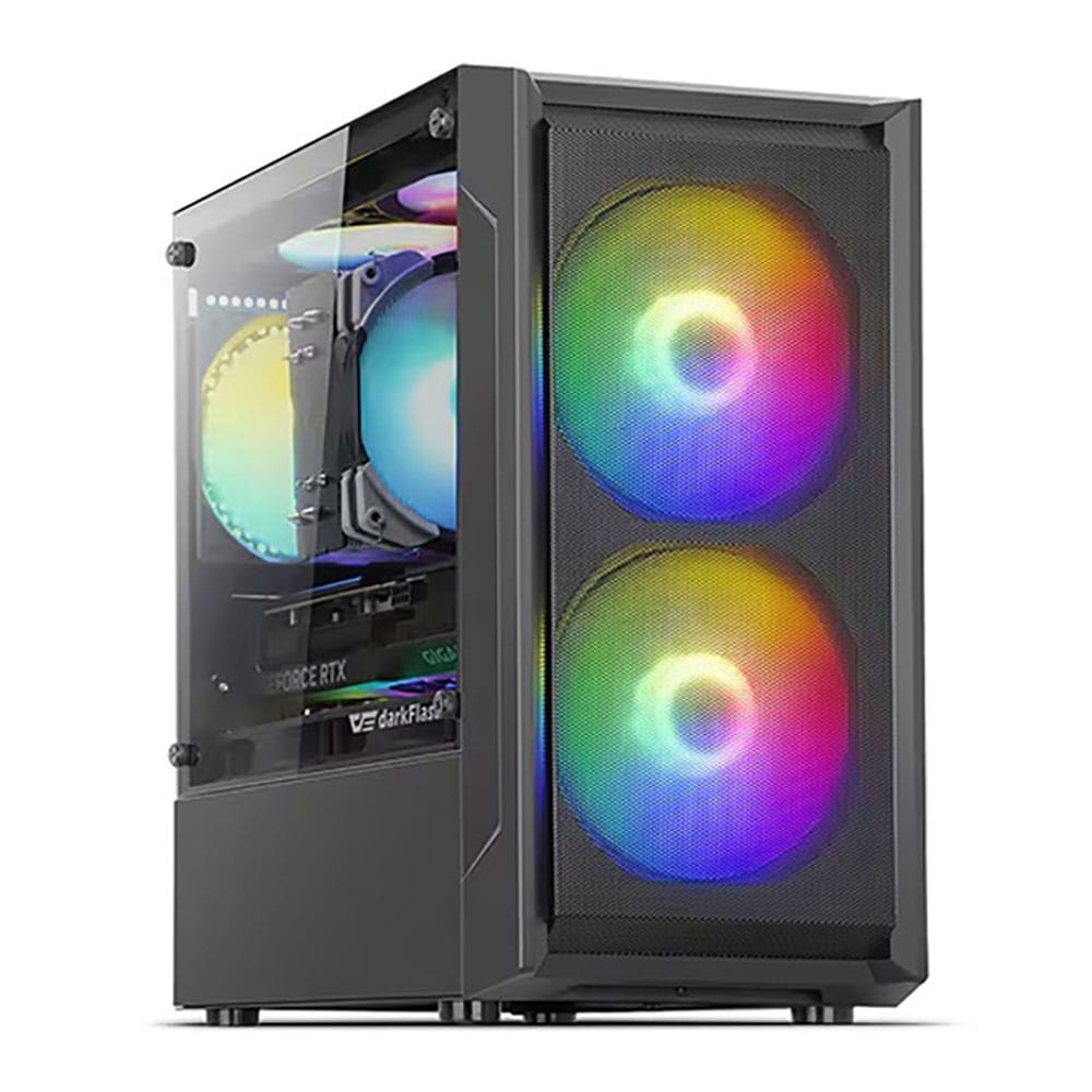 다크플래쉬 미니케이스 DK301M RGB MESH 블랙