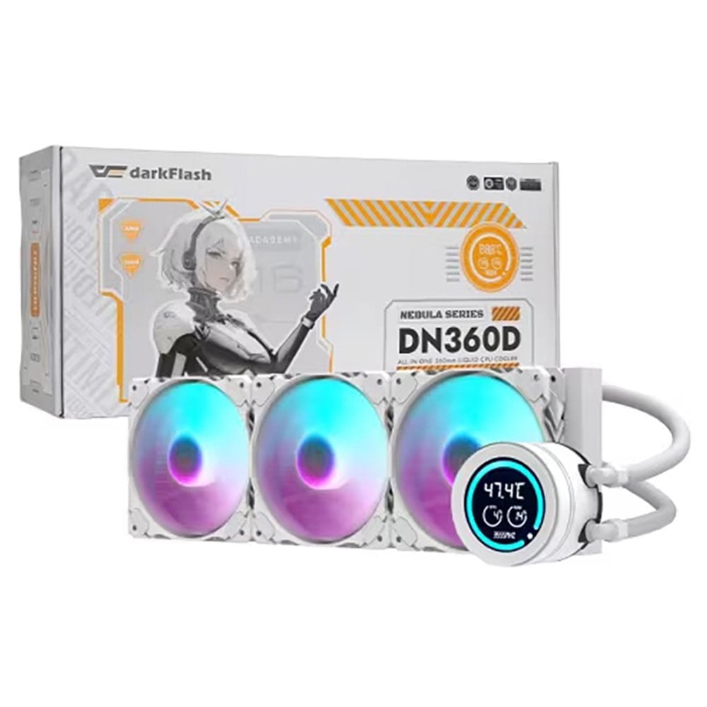 다크플래쉬 수랭쿨러 DN-360D 화이트