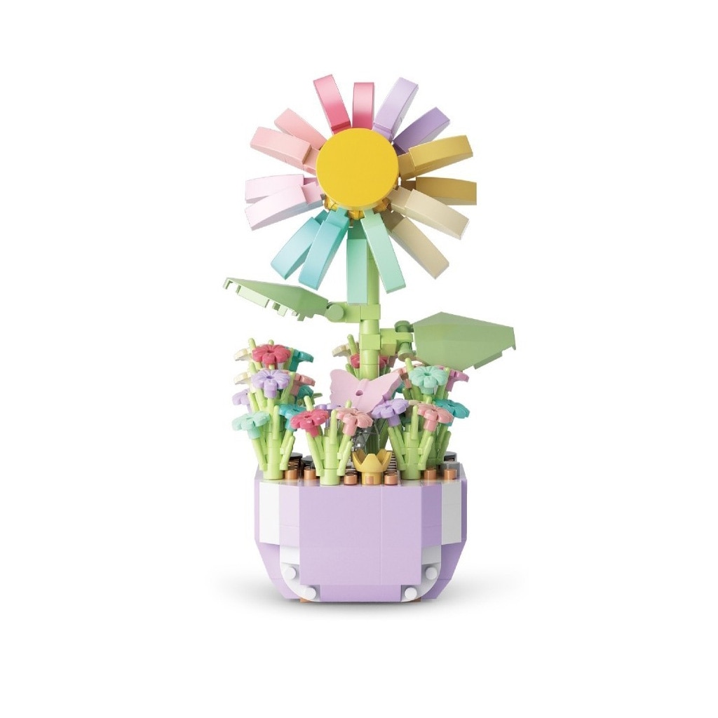 [오늘출발][신상품]키움하우스 YKO 플라워 코스모스 360피스 꽃 미니블록 취미 나노블럭 조립 피규어 장식품 인테리어