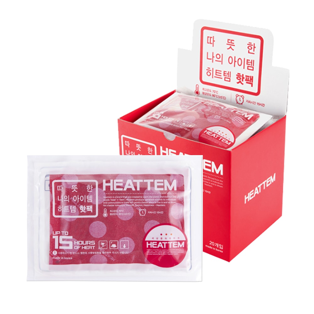 히트템 레드 핫팩 포켓용 보온대 90g 손난로