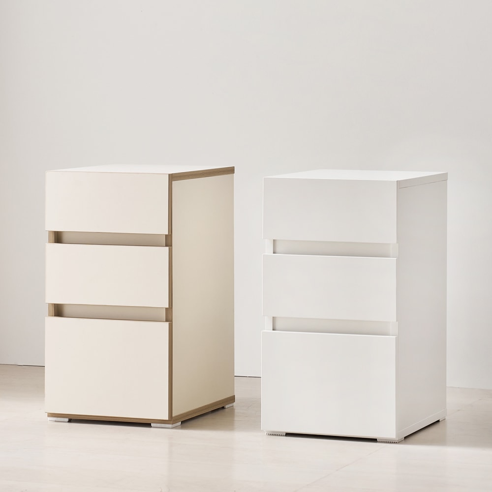 하모벨 티체 3단 미니 책상 서랍장 