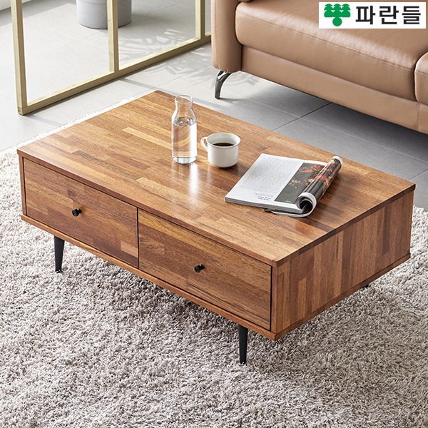 [신상품] 파란들 파란들가구 18T 멀바우원목 1000 소파테이블 거실테이블