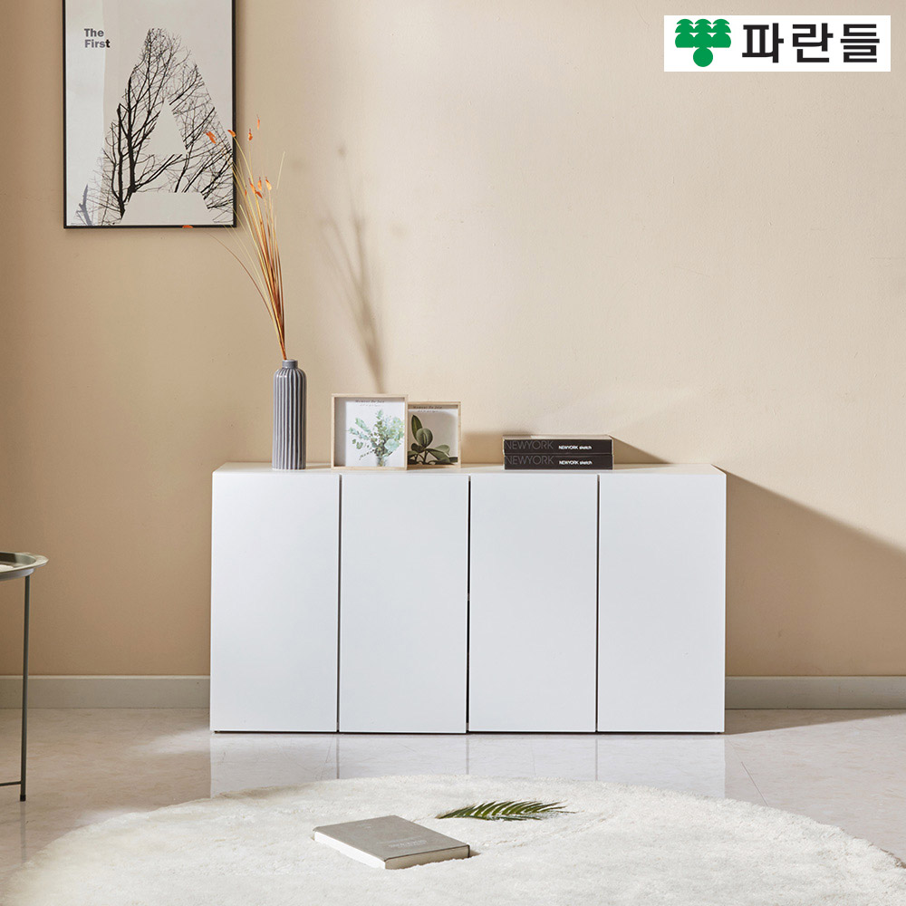 파란들 파란들가구 1200X600 18T E0목재 LPM 슬림수납장 거실장식장 