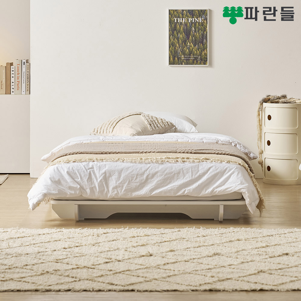 파란들 파란들가구 H120 저상형 퀀침대프레임 저상침대프레임 Q침대