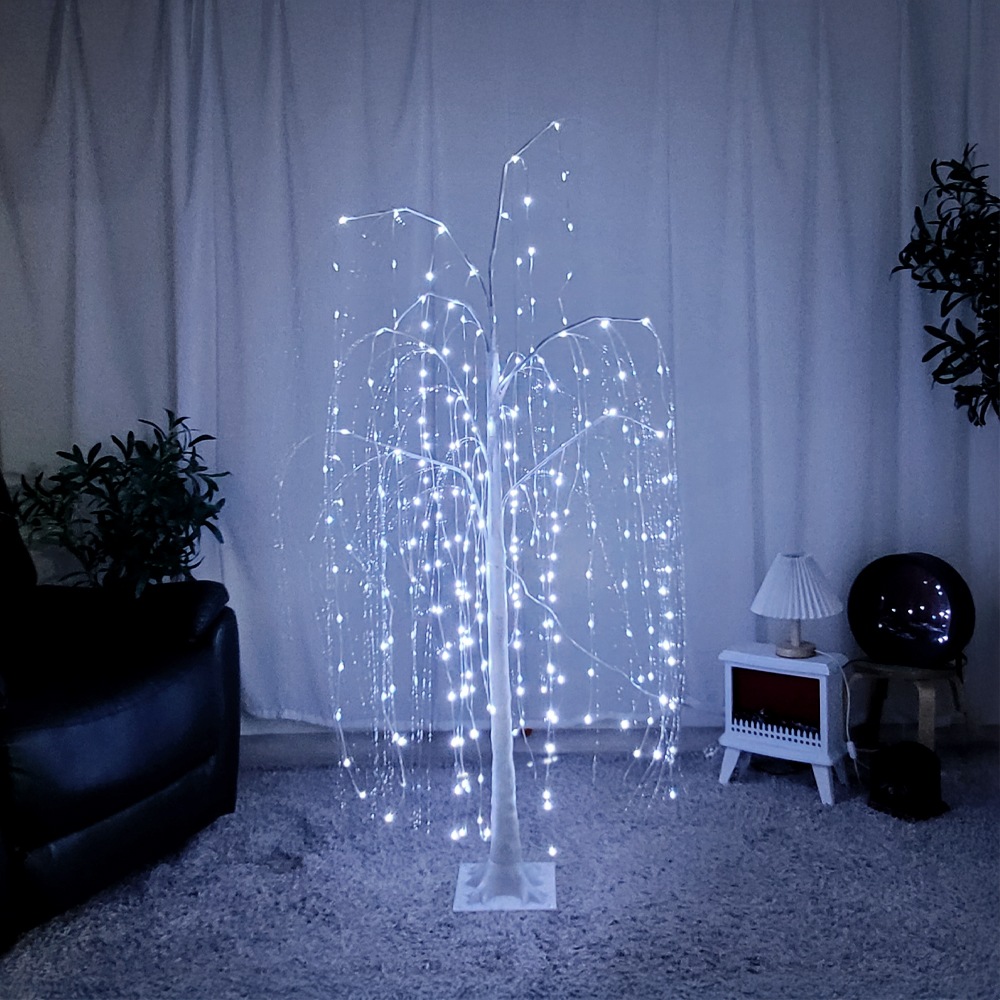 설렘하우스 LED 버드나무 150cm 자작나무트리 무드등 간접조명 