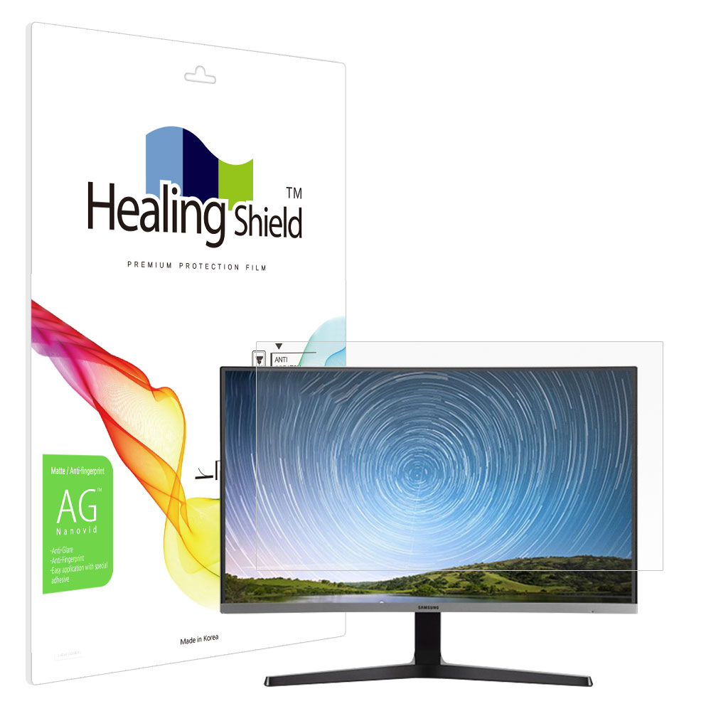힐링쉴드 삼성 커브드모니터 C32R500FH 저반사 액정보호필름