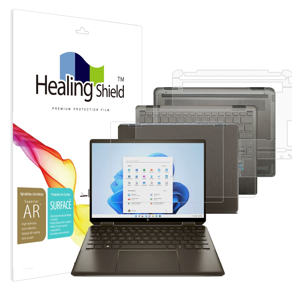 힐링쉴드 HP 스펙터 x360 14-ef0041TU 고화질 필름1매 외부3종