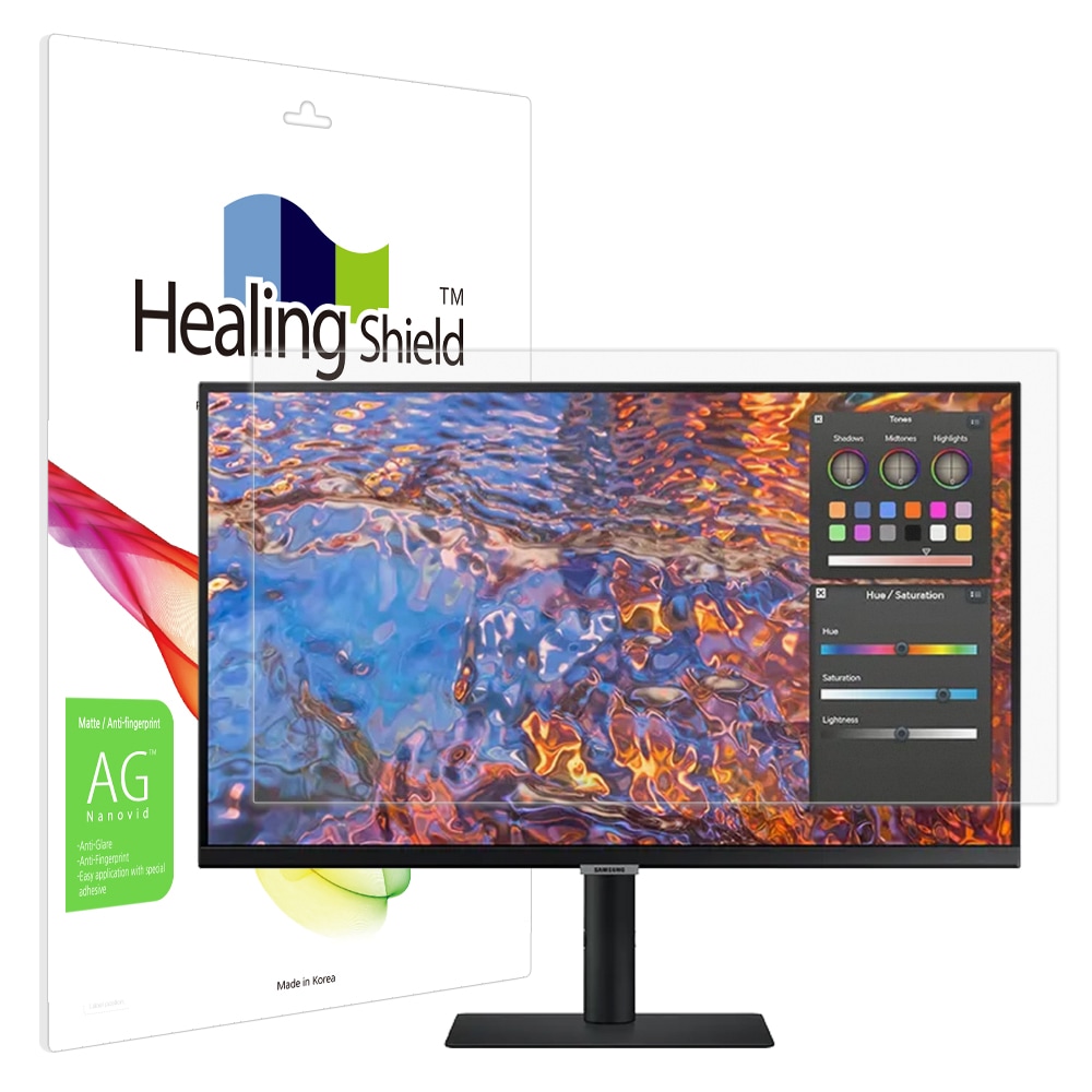 힐링쉴드 삼성 뷰피니티 S8 S27B800 저반사 액정보호필름