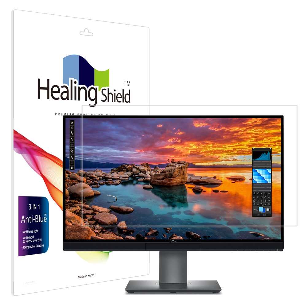 힐링쉴드 델 울트라샤프 UP2720Q 블루라이트차단 액정보호필름