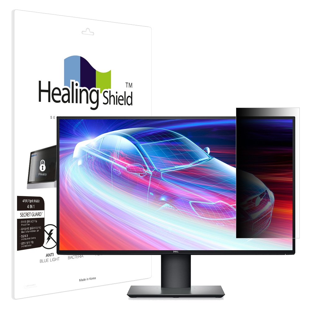 힐링쉴드 델 울트라샤프 U2720Q SNS 메신저 사이드 보안필름