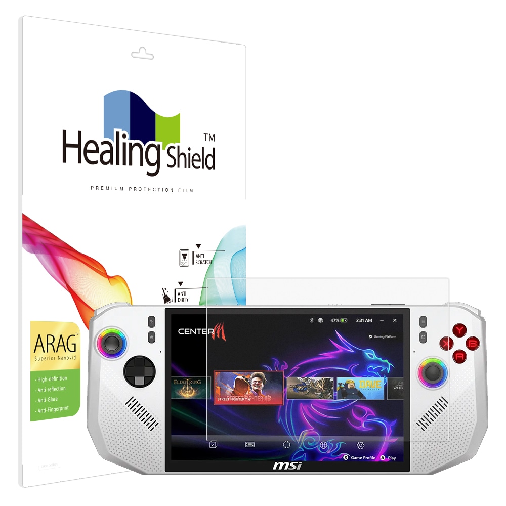 힐링쉴드 MSI 클로 A8 BZ2EM ARAG 고화질 저반사 액정필름 1매