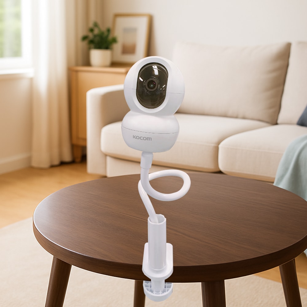 싸드 코콤 KHC-Z30 홈캠 홈카메라 펫캠 CCTV 전용 자바라 거치대 각도조절 브라켓