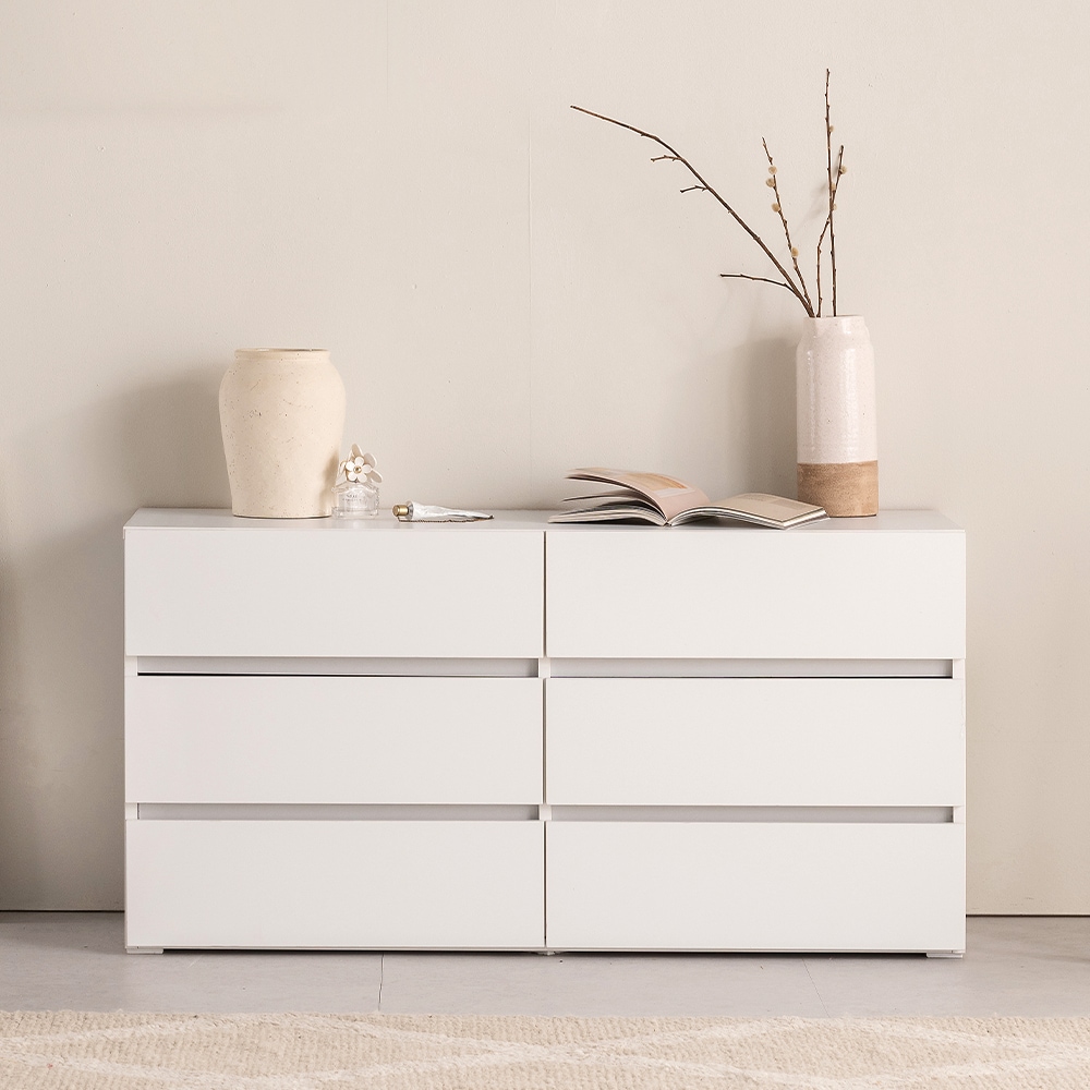 아씨방가구 피노 와이드 3단 서랍장 1200 