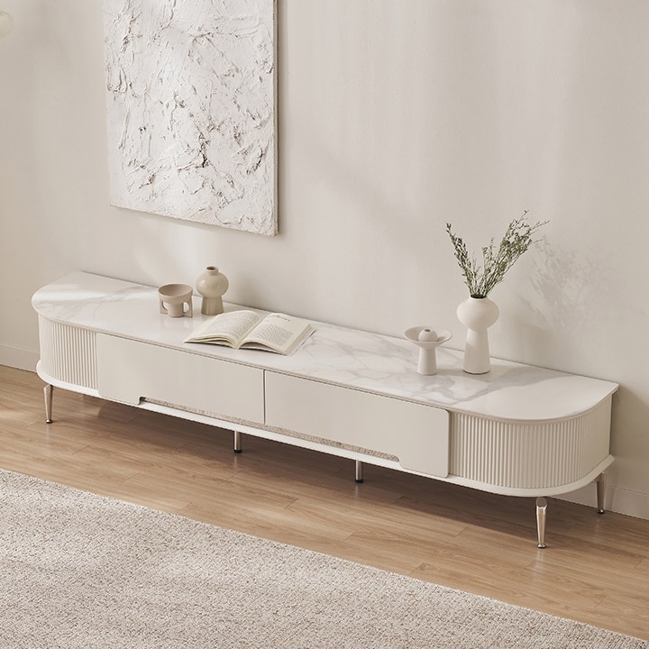 삼익가구 포이브 세라믹 템바보드 거실장 2000 