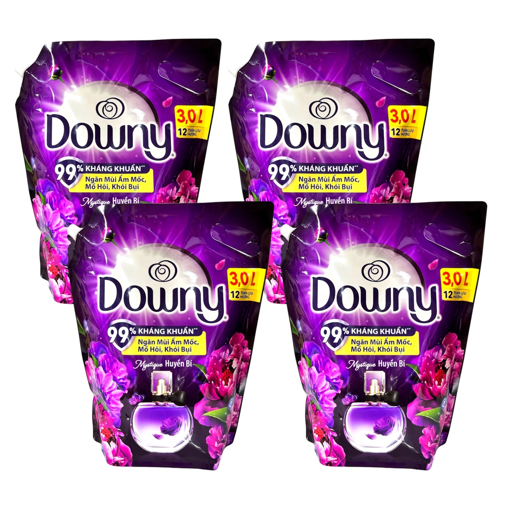 코비스 다우니 고농축 섬유유연제 미스티크 리필 3L 4개