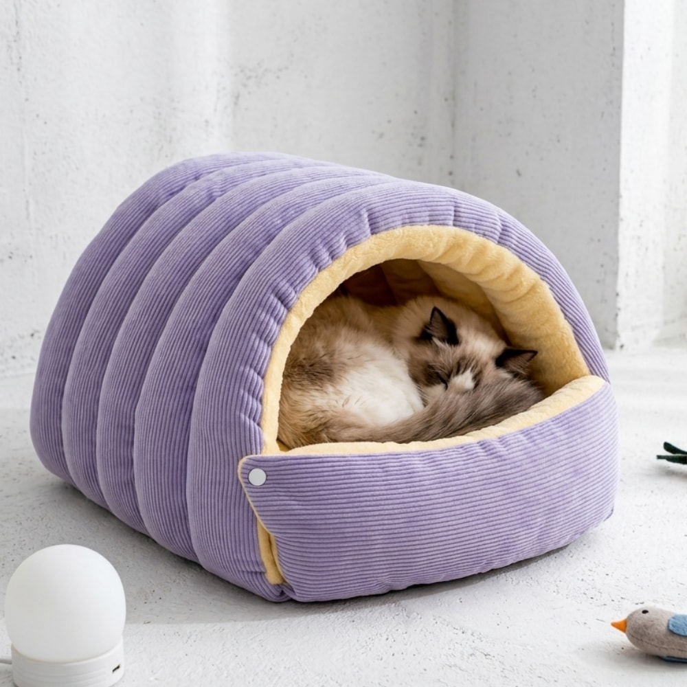 행복한댕냥이 코듀로이 숨숨집