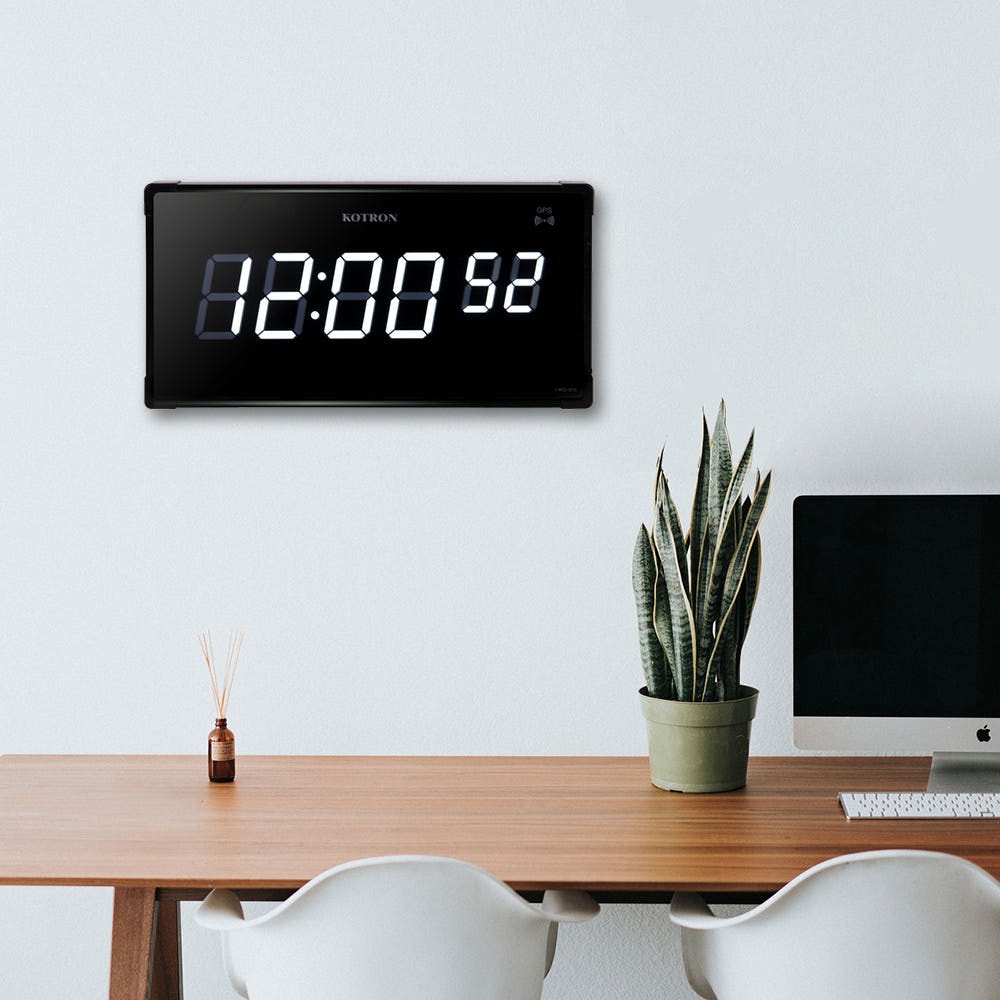 코트론 GPS 오차없는 LED 벽시계 가정용 KMG-0815