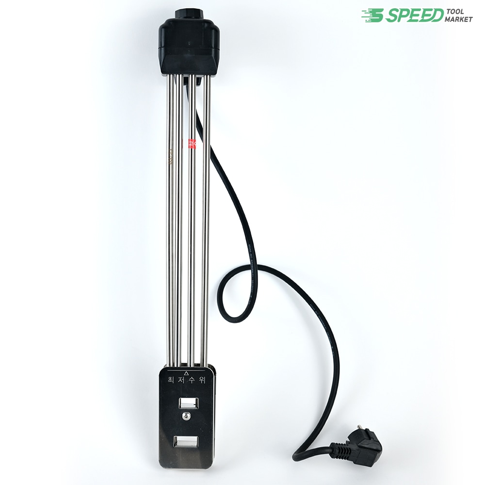 스피드툴마켓 22년 지와트 돼지꼬리히터 전기온수히터 3kw-500mm 순간온수기 물데우기