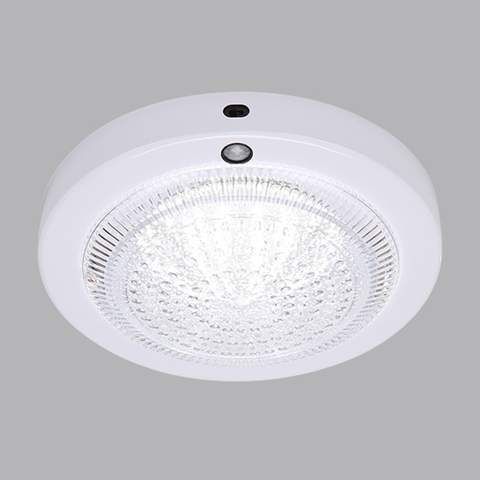 비츠온 원형 센서등 롱런 15w 주광색 LED 240mm 열감지 조명 천장등 주차장등 