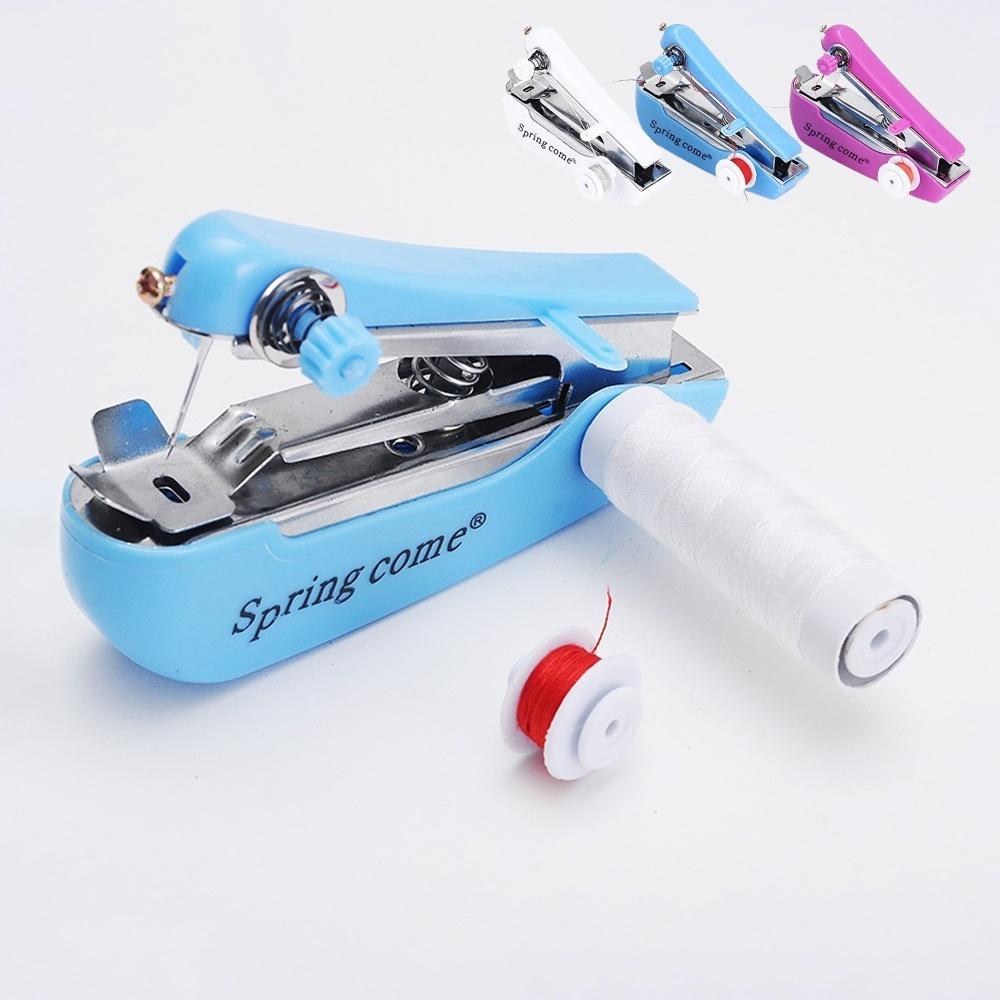스타큐브몰 휴대용 핸드 미니 재봉틀 미싱기 땀따미 수선 박음질 기계