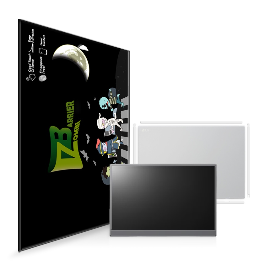 좀비베리어 LG 그램 플러스 뷰 2세대 16MR70 외부보호필름