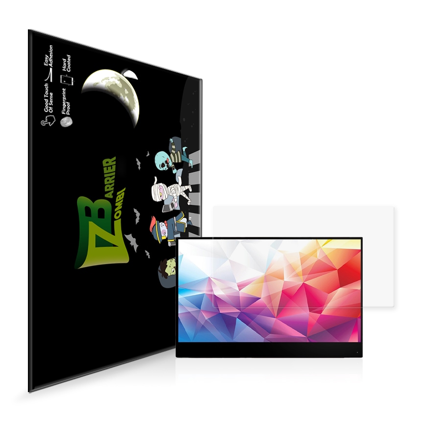 좀비베리어 한성컴퓨터 TFX156T 휴대용 모니터 저반사 지문방지 액정보호필름