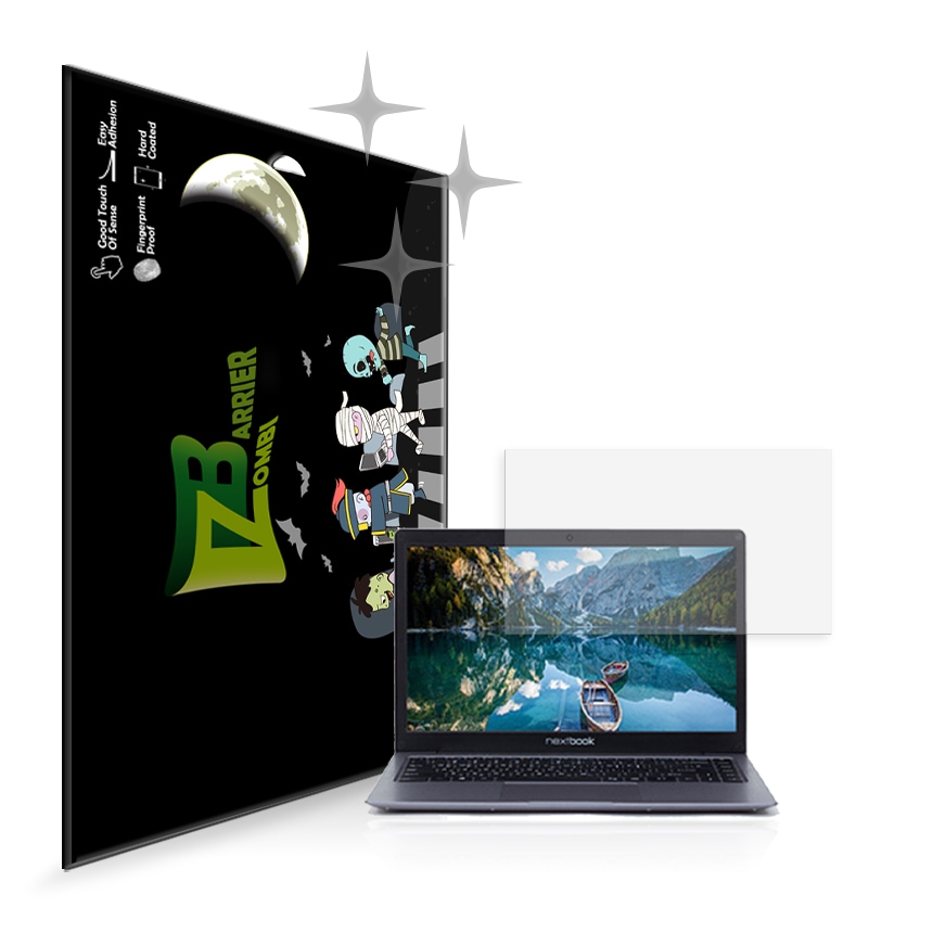 좀비베리어 넥스트북 NB141LTN41 올레포빅 고광택 액정보호필름