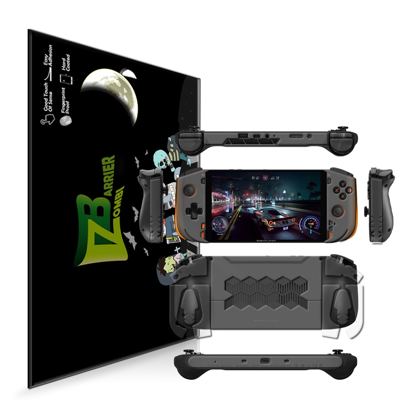 좀비베리어 ONE X PLAYER MINI PRO 6800U 측,후면 전신 외부 보호필름 2매