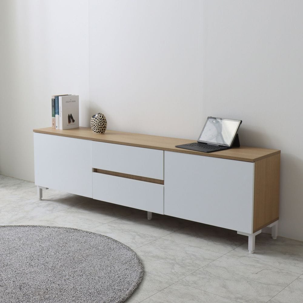 [신상품] hitfurniture 서랍 2단 1600 거실장 2colors