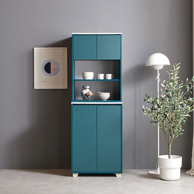 데코레시피 밥솥수납장 전기밥솥선반 오븐렉 광폭 상부장 600 2colors