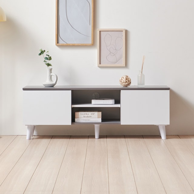 데코레시피 F41110 수납 거실장 1200 2colors 