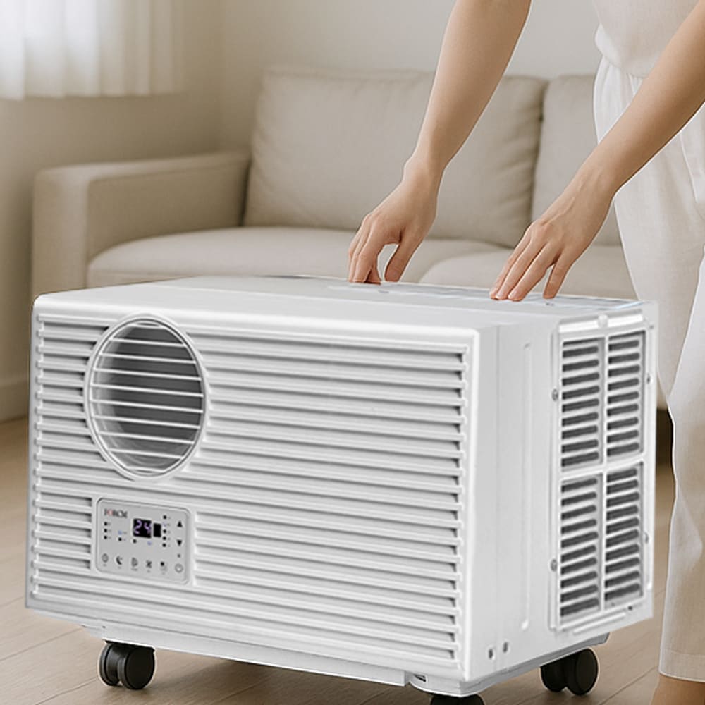 포시엠 이동식 인버터 에어컨 방음부스 실외기없는 냉난방기 제습 저소음 멀티 창문형 이동형 가정용