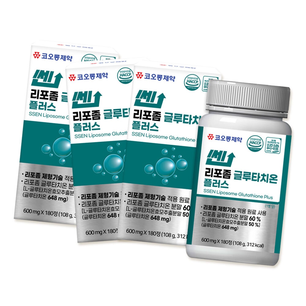 코오롱제약 쎈 리포좀 글루타치온 플러스 180정 3팩