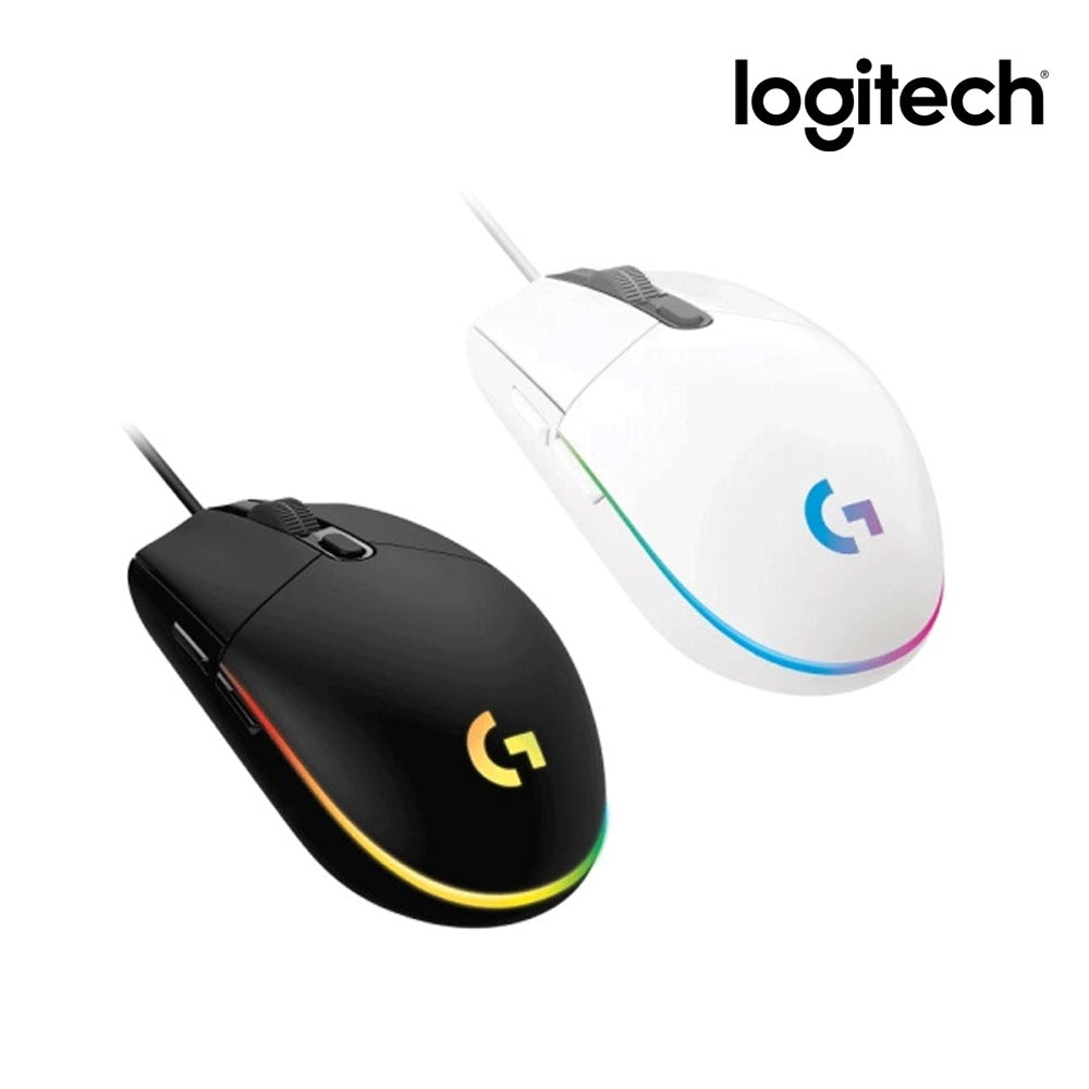 로지텍G 로지텍코리아 G102 2세대 LIGHTSYNC 박스 정품 유선 게이밍 광마우스 PC방