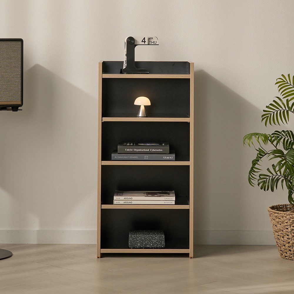 프롬홈 온룸 E0등급 슬림 400 다용도 4단 선반장 