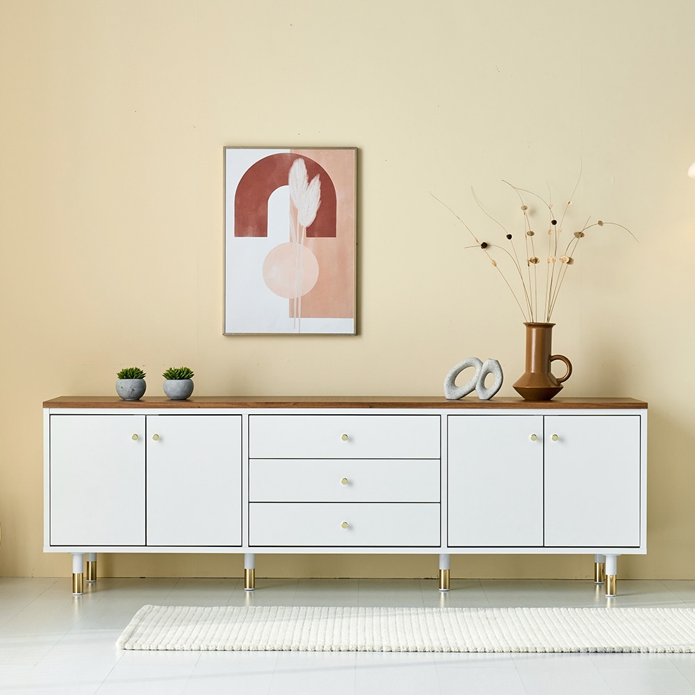 우아미가구 탈리안 높은 거실장 1800