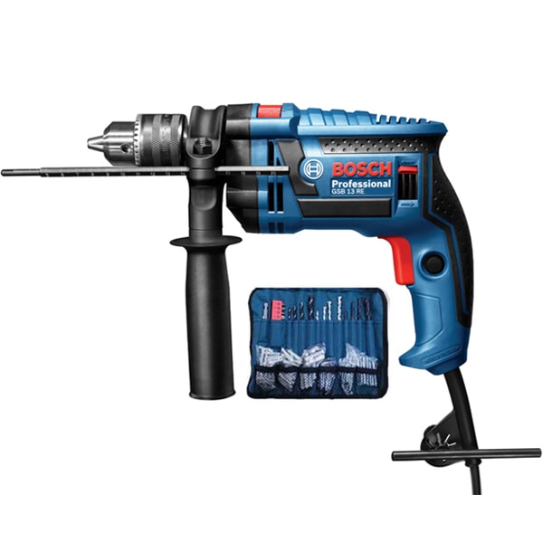 보쉬(BOSCH) GSB13RE 유선 해머드릴 650W 100PCS 포함