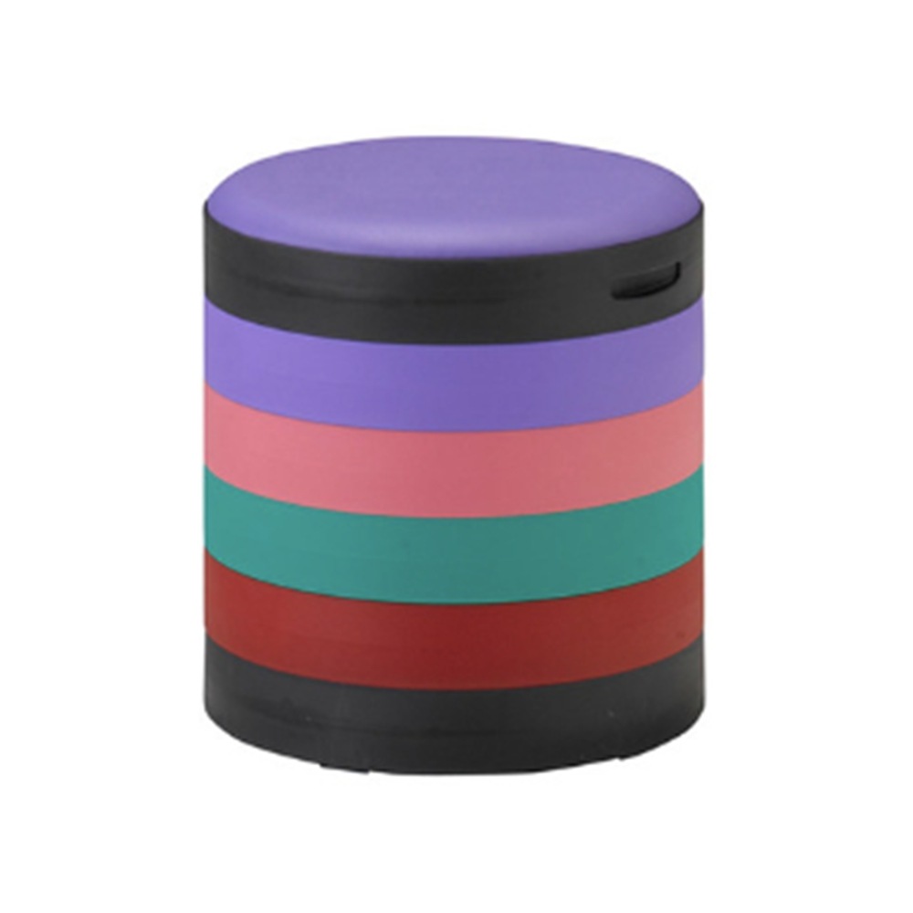 빅호스 6단 수납 스툴 줄무늬 학교 학원 원통 보관 의자 360