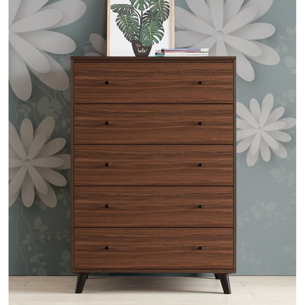 자르파라가구 만개이상검증 고퀄리티 튼튼한설계 넓은수납 5단 서랍장(80cm 4색) 아파트 긴 옷