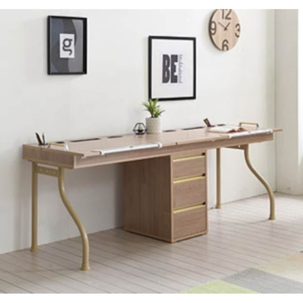 자르파라가구 어린이 형제자매 각도조절기능 2인 책상 세트(3색) 아이 신학기 아동 여아 학생