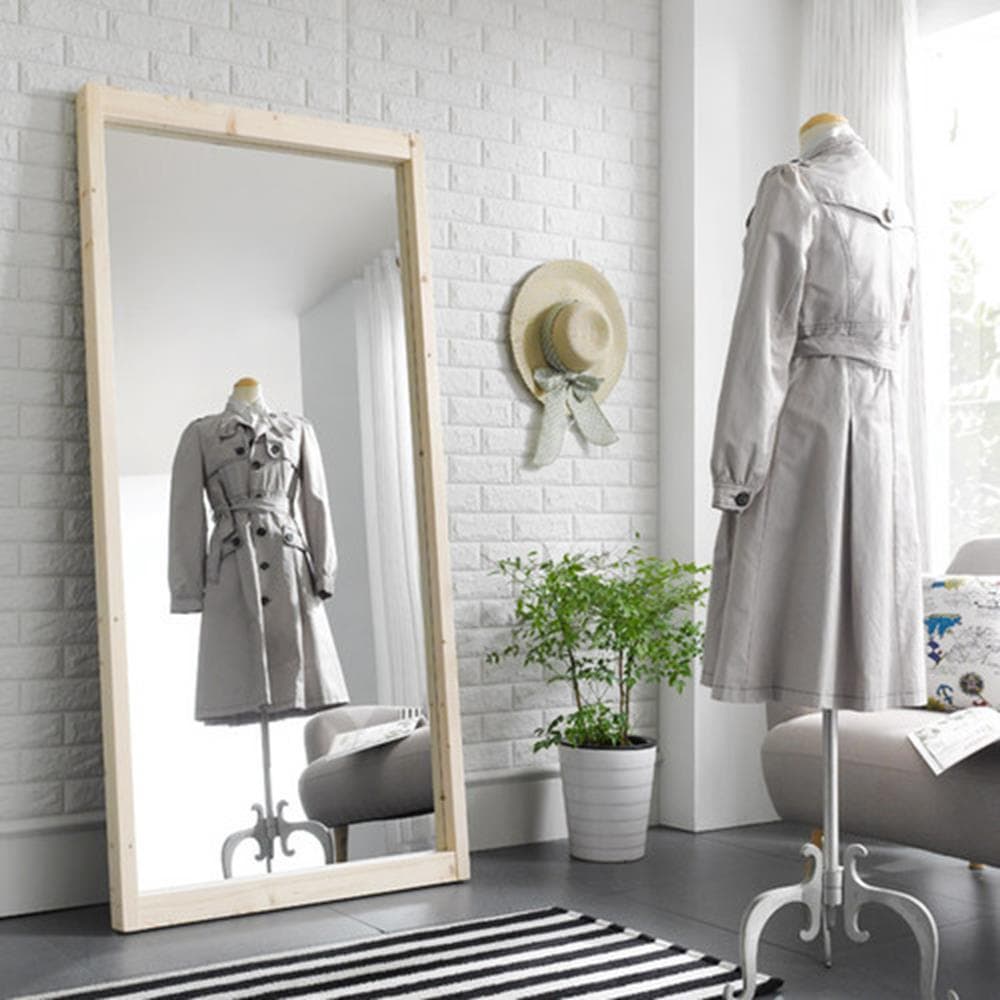 자르파라가구 백화점/패션매장 날씬 매직 원목전신거울(85cm) 명품 대형 고급 쇼핑몰 나무