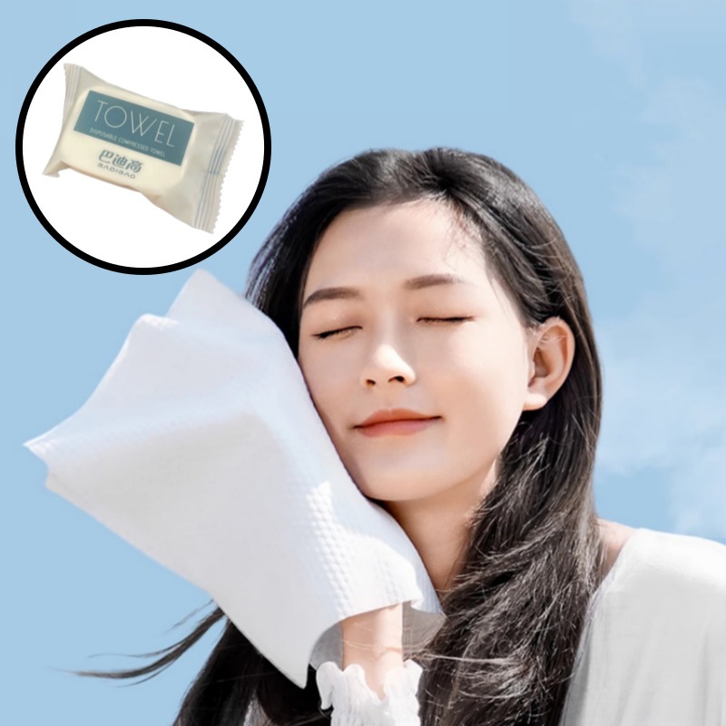 느낌상점 1회용 수건 타월 타올 일회용 핸드 페이스 여행용 캠핑 호텔 작은 미니 포켓 압축 코인