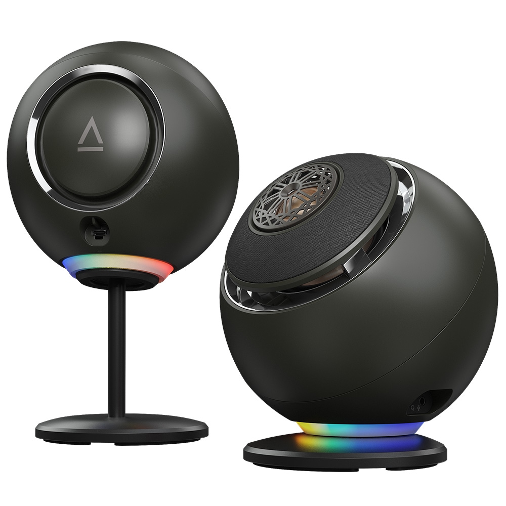 크리에이티브 크리에이티브 PEBBLE NOVA 코엑셜 드라이버 RGB 프리미엄 스피커 (블랙/화이트)