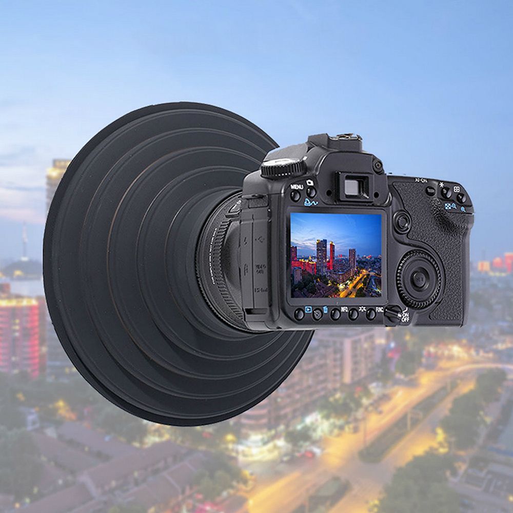 홀리치 어항 유리 케이스 반사광 물결 제거 카메라 렌즈 후드