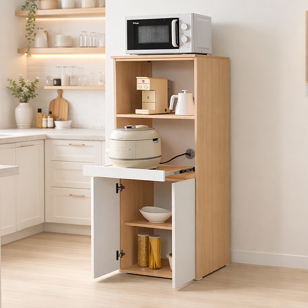 바이탈버브 카리브 1500 광파 주방수납장 렌지대 